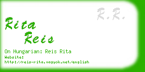 rita reis business card